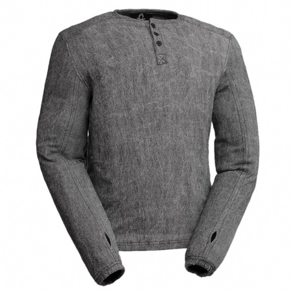 Other - FMCo First Manufacturing GatorSkin Mens L Moto Bikercore Henley Pullover Shirt